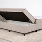 zijkant omhoog beige opbergboxspring
